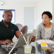 Team planning education initiatives at Nwakhada Foundation